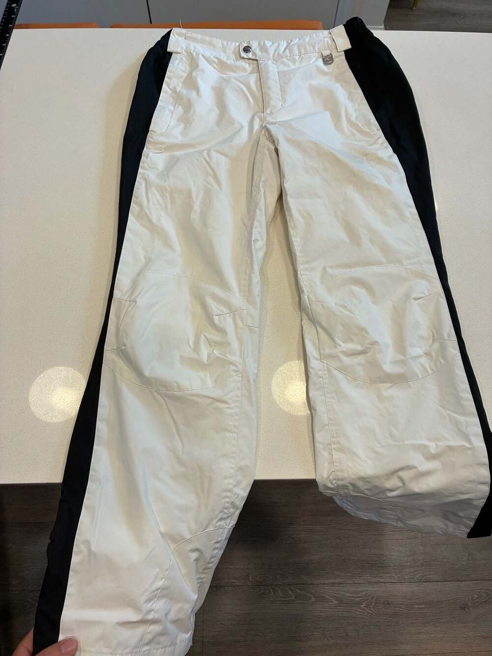 Free Country Ski Pants Size Medium White Black Snow Pants